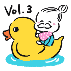[LINEスタンプ] ヒゲザムライYUMIKO Vol.3