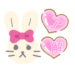 [LINEスタンプ] クマさんとウサさんの日常