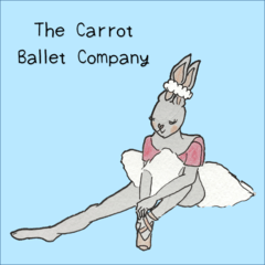 [LINEスタンプ] The Carrot Ballet Co. (英語)
