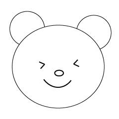 [LINEスタンプ] （くま）