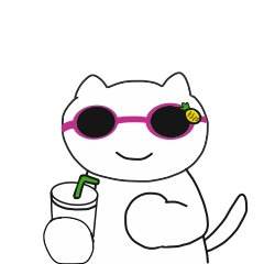[LINEスタンプ] 人っぽいネコの日常