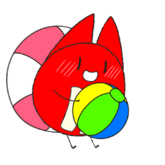 [LINEスタンプ] ヘモグロビンのなつやすみ