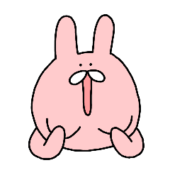 [LINEスタンプ] ふつうのウサギのゆるめな毎日