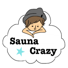 [LINEスタンプ] Sauna Crazy
