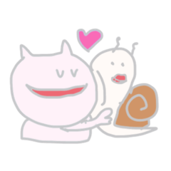 [LINEスタンプ] さけにゃんと愛しのでんでん