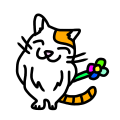 [LINEスタンプ] わくわくねこちゃんず