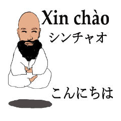 [LINEスタンプ] shunbo-'s Sticker ver4ベトナム語と日本語の画像（メイン）