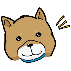 [LINEスタンプ] 柴犬の柴井さん