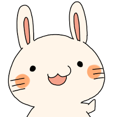 [LINEスタンプ] うさぎさんのスタンプです