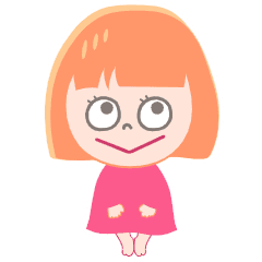 [LINEスタンプ] キャンディーみたいな女の子