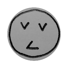 [LINEスタンプ] 転がる無言人間