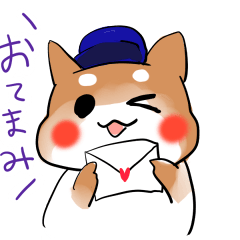 [LINEスタンプ] ハムスターのような柴犬