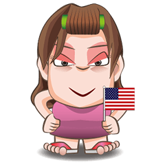 [LINEスタンプ] おばちゃん阿好嬸の英語講座