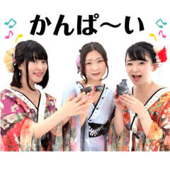 [LINEスタンプ] 日本酒女子のEveryday「春うらら」Life