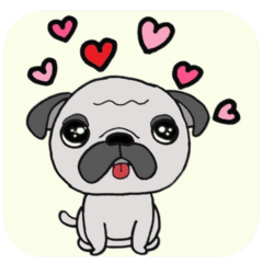 [LINEスタンプ] おねだり☆わんこ