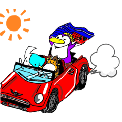 [LINEスタンプ] キリンのアンリーと仲間たちー旅編ー