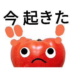 [LINEスタンプ] のんびりトマトさん