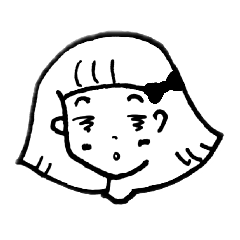 [LINEスタンプ] 愛らしいおん眉ちゃん