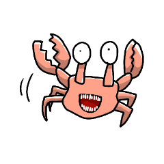 [LINEスタンプ] カニとおまけ