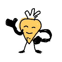 [LINEスタンプ] にんじんのすけ