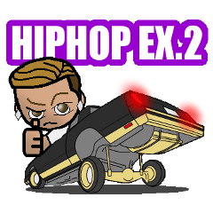 [LINEスタンプ] HIPHOP EX.2