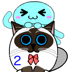 [LINEスタンプ] ラテさんとクーさん2［敬語編］