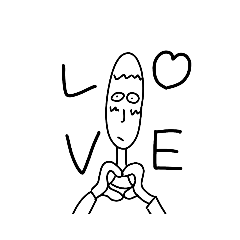 [LINEスタンプ] ヨシくん(つー)