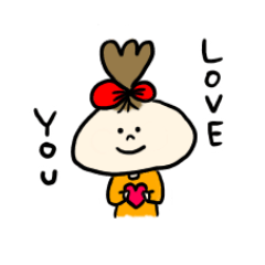 [LINEスタンプ] ほのぼの女の子 もじもじもじこ