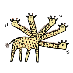 [LINEスタンプ] ナッパ星に住む生き物