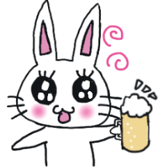 [LINEスタンプ] 働くOLウサギ！ぴぴまる