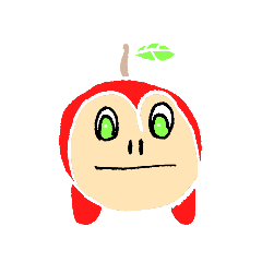 [LINEスタンプ] りんゴリラの豊顔