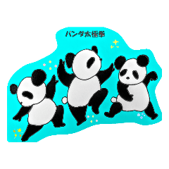 [LINEスタンプ] ぱんだ太極拳