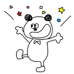 [LINEスタンプ] ぱぱぱんだくん