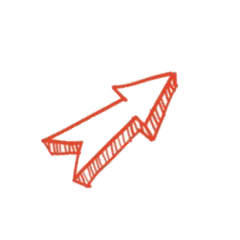 [LINEスタンプ] 矢印のスタンプです！