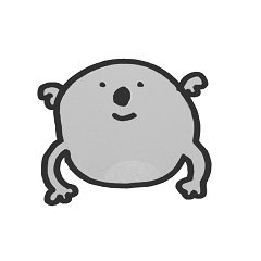 [LINEスタンプ] 主に前から見たコアラ
