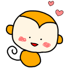 [LINEスタンプ] さるくんのまいにち2