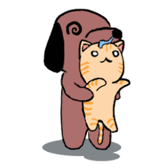 [LINEスタンプ] ハナタレ犬3