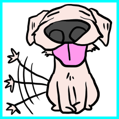 [LINEスタンプ] 可愛いハナクロ