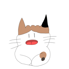 [LINEスタンプ] ふっくらねねちゃん