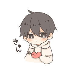 [LINEスタンプ] ぐまねこのスタンプ:パーカーver.