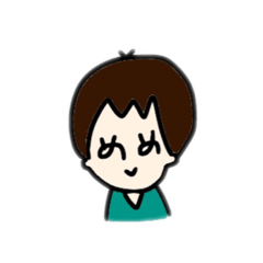 [LINEスタンプ] 下手可愛い？めめさん