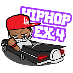 [LINEスタンプ] HIPHOP EX.4