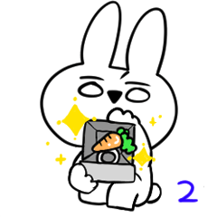 [LINEスタンプ] ねぎうさちゃん2