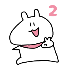 [LINEスタンプ] うさぎのおちよ2