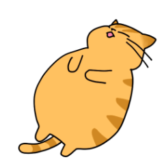 [LINEスタンプ] まるいねこ（茶トラ）