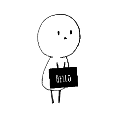 [LINEスタンプ] 歩くてるてる坊主