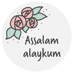 [LINEスタンプ] Assalam Alaykum Flowers