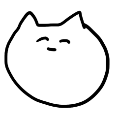 [LINEスタンプ] かんたんなねこ