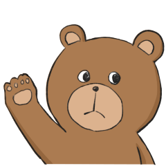 [LINEスタンプ] くまよしくん