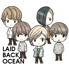 [LINEスタンプ] LAID BACK OCEANスタンプ第2弾！！